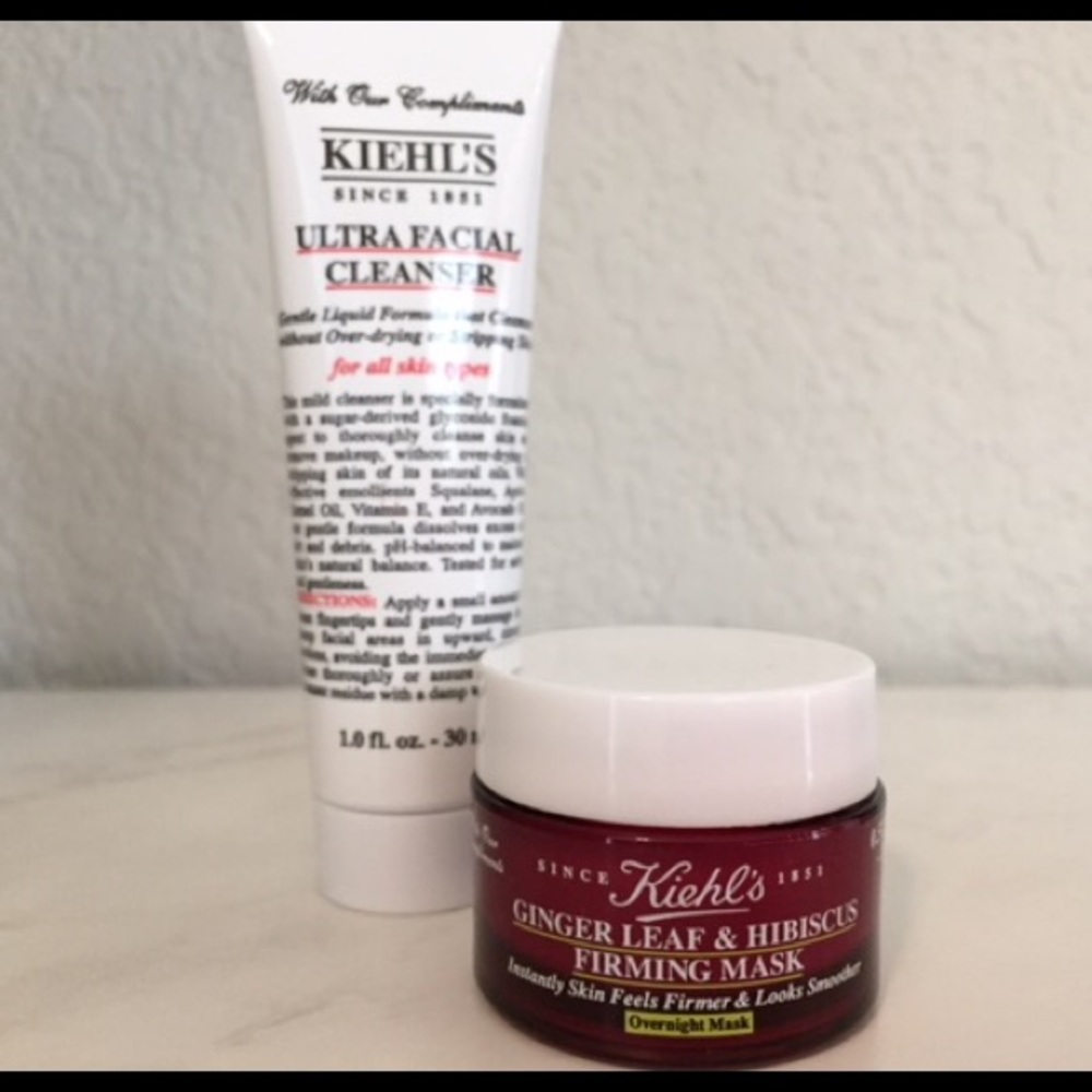 Kiehls travel size ultra cleanser and firming mask - Picture 1 of 1